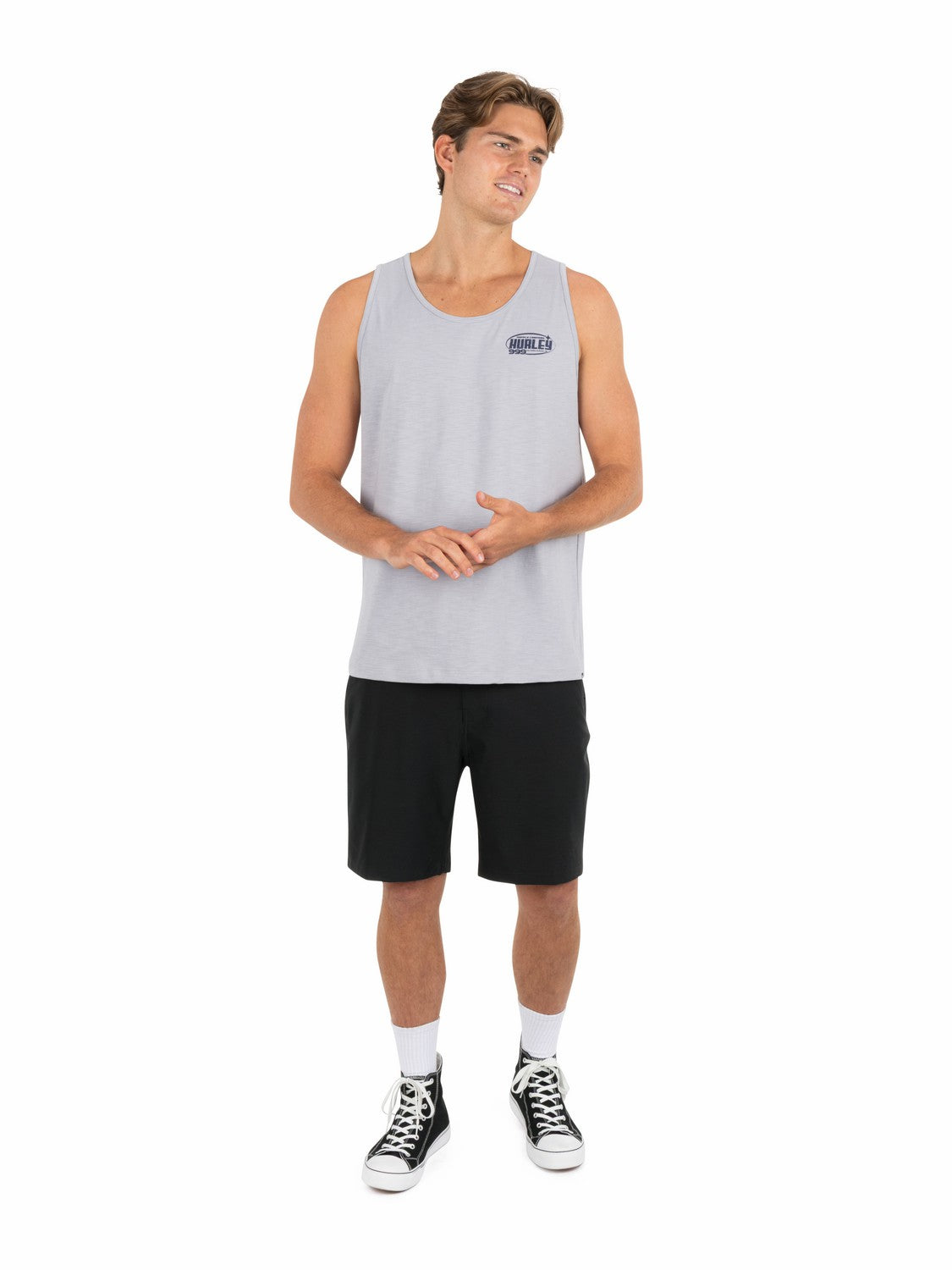 Speed Stars Slub Tank Light Asteroid - Hurley