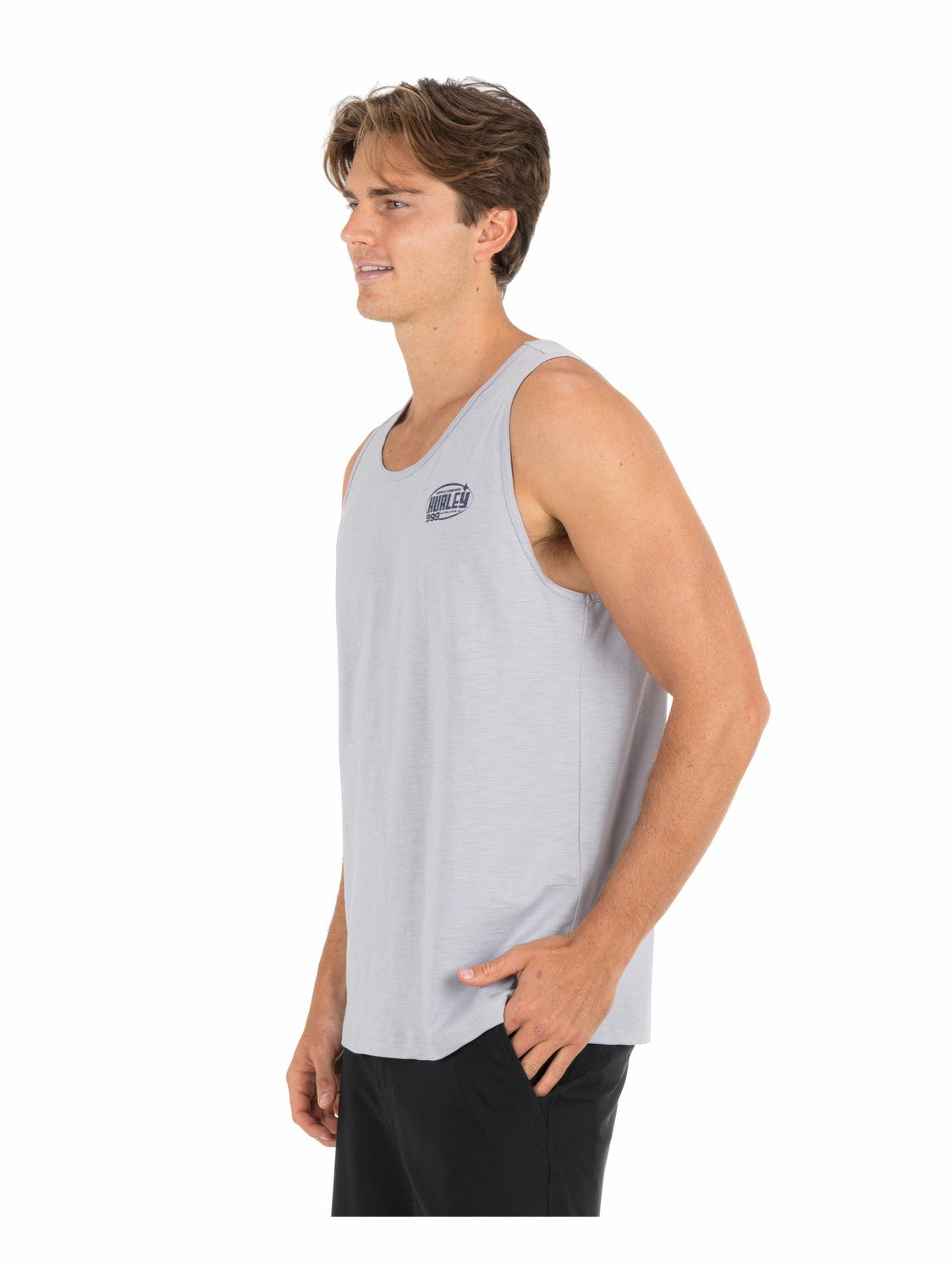 Speed Stars Slub Tank Light Asteroid - Hurley