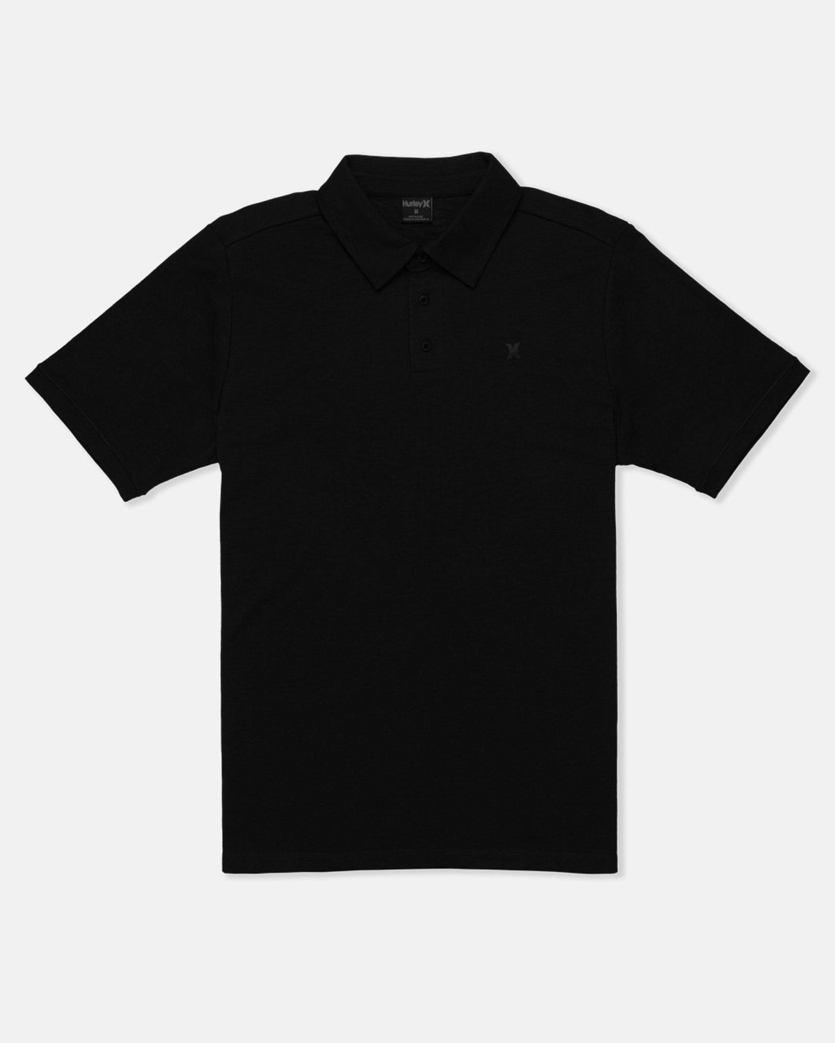 Icon Slub Polo Short Sleeve Black - Hurley
