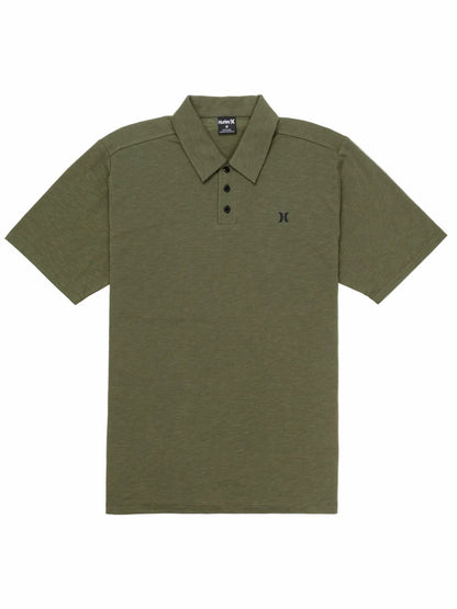 Icon Slub Polo Short Sleeve Olive - Hurley