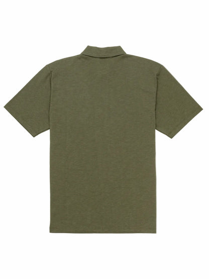 Icon Slub Polo Short Sleeve Olive - Hurley
