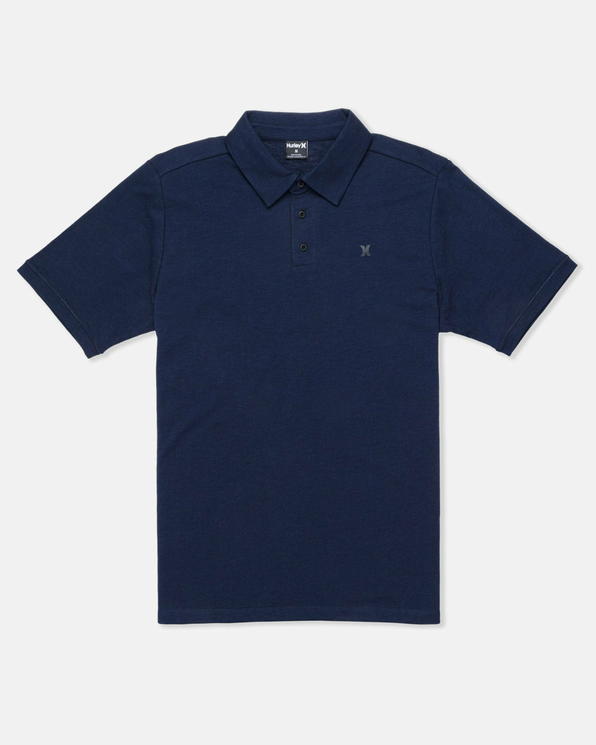 Icon Slub Polo Short Sleeve Obsidian - Hurley