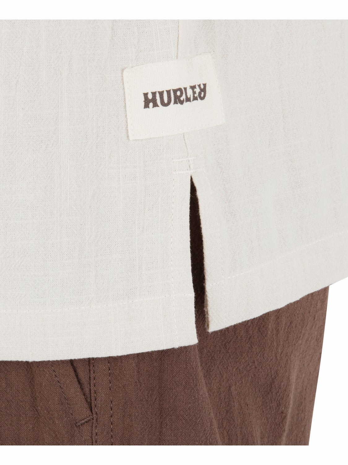 Sano Camp Embroidered Short Sleeve Bone - Hurley