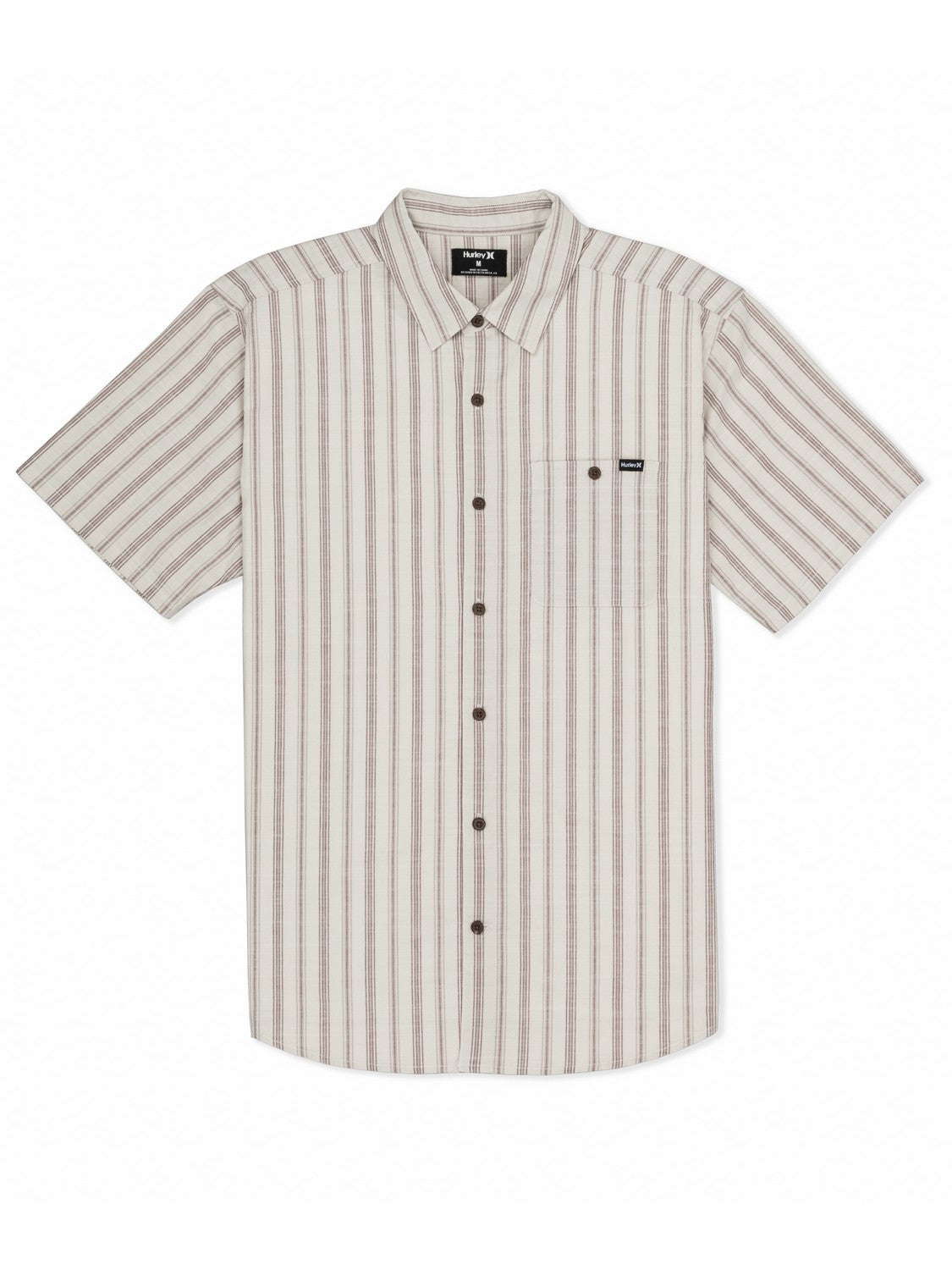 Lido Stripe Short Sleeve Bone - Hurley