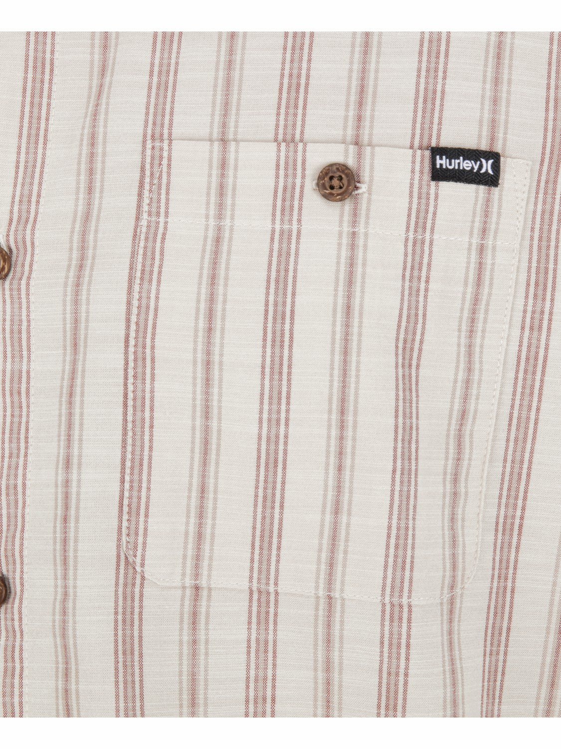 Lido Stripe Short Sleeve Bone - Hurley
