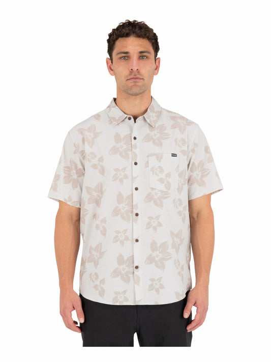 Newport Stretch Short Sleeve Bone - Hurley