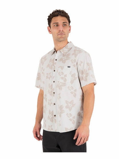 Newport Stretch Short Sleeve Bone - Hurley