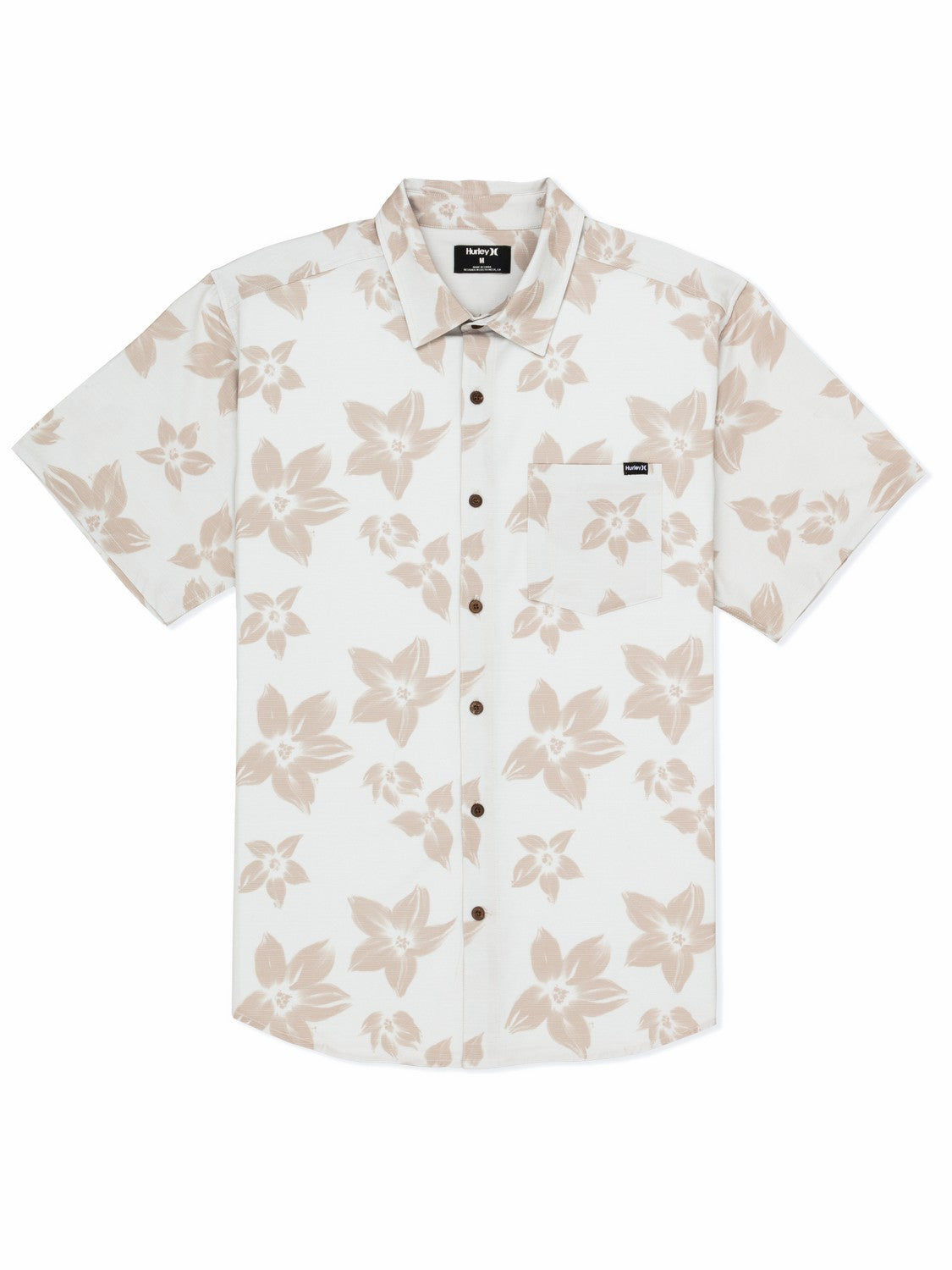 Newport Stretch Short Sleeve Bone - Hurley