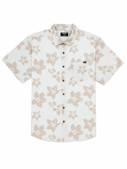 Newport Stretch Short Sleeve Bone - Hurley