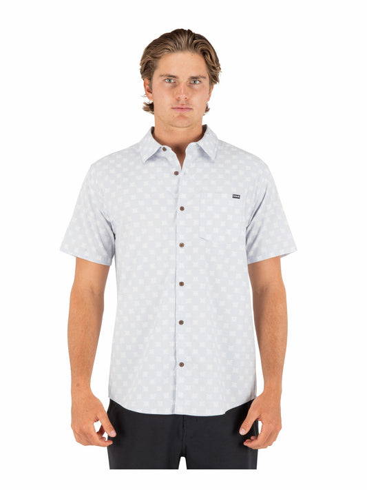 Lido Stretch Short Sleeve Light Asteroid - Hurley