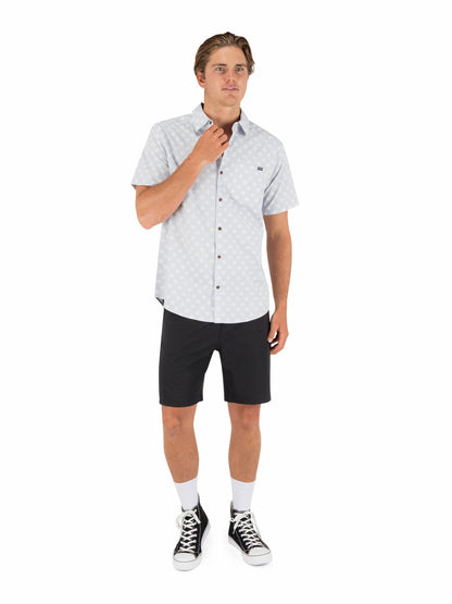Lido Stretch Short Sleeve Light Asteroid - Hurley
