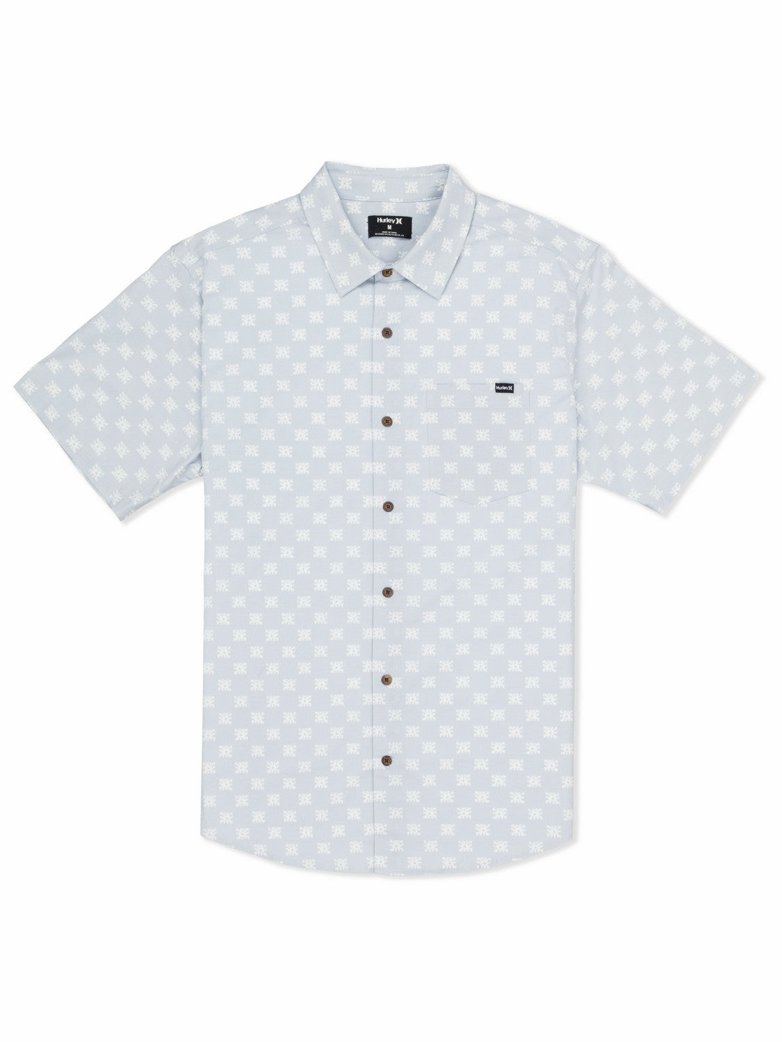 Lido Stretch Short Sleeve Light Asteroid - Hurley