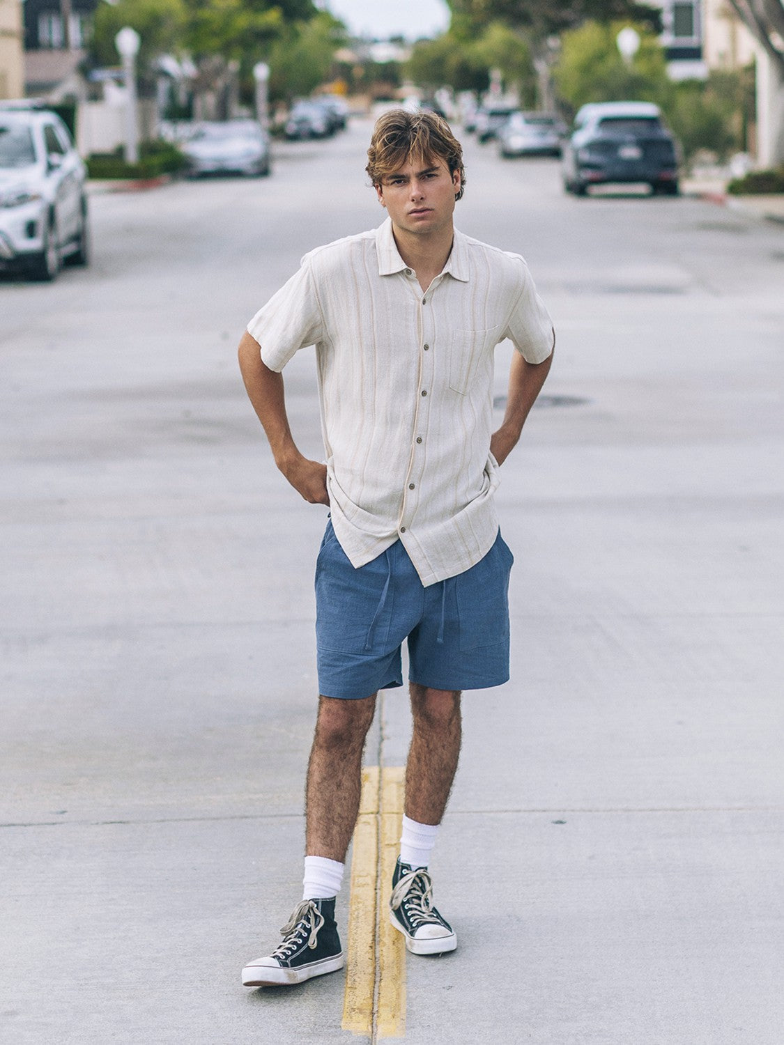 Oceanside Short Sleeve Bone - Hurley