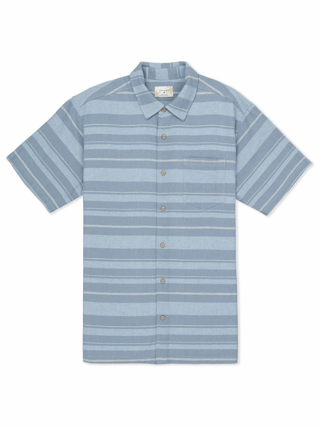 Oceanside Short Sleeve Worker Blue - Hurley