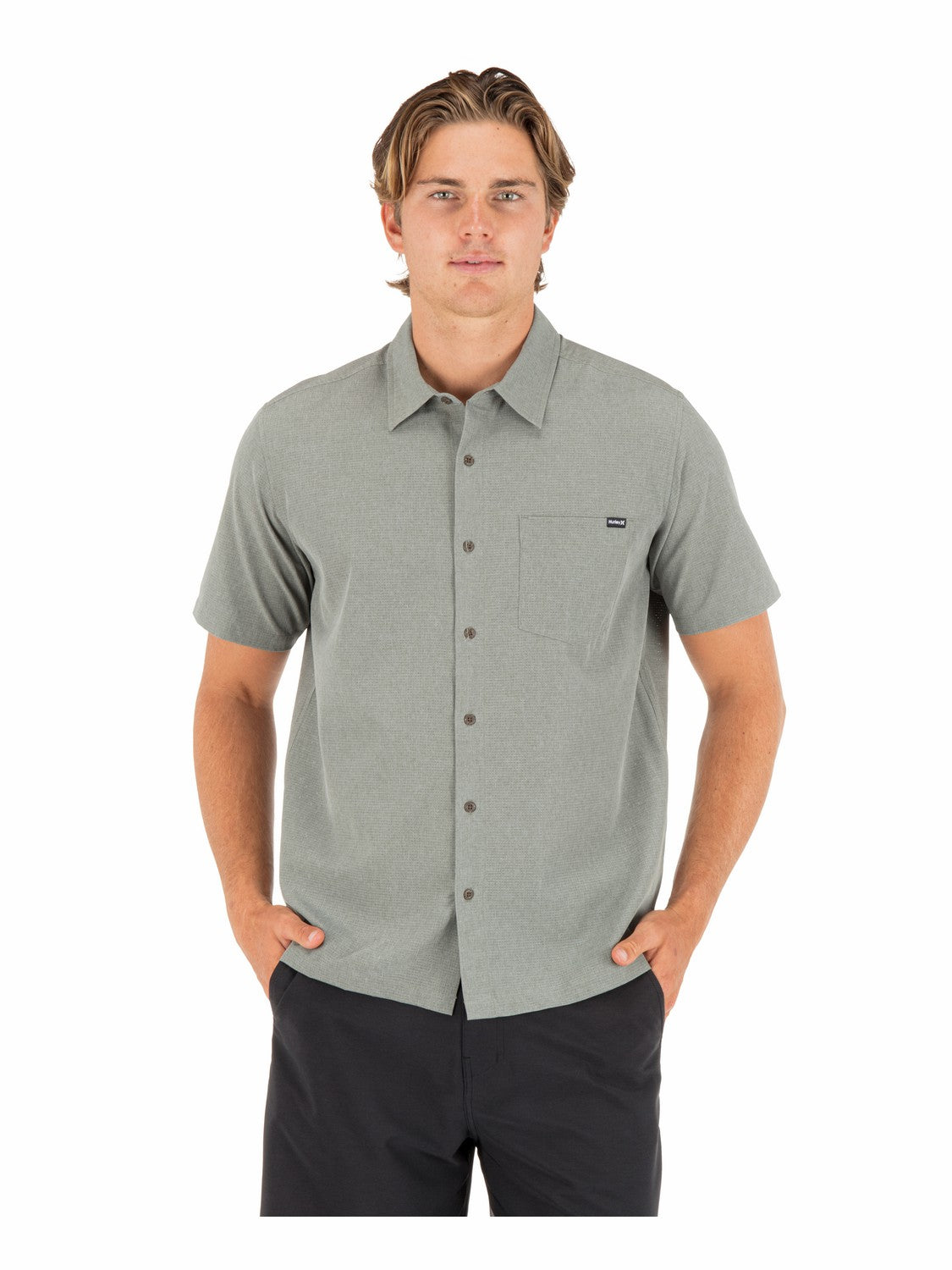 Phantom Flow Short Sleeve Great White - Hurley