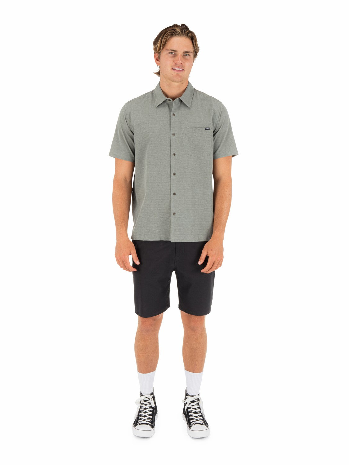 Phantom Flow Short Sleeve Great White - Hurley