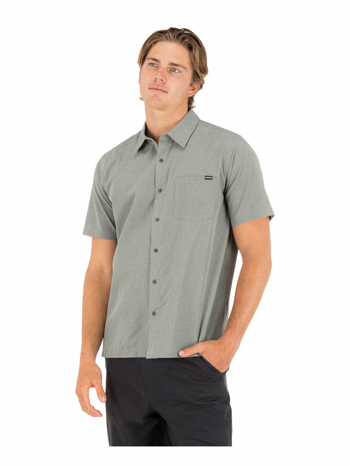 Phantom Flow Short Sleeve Great White - Hurley