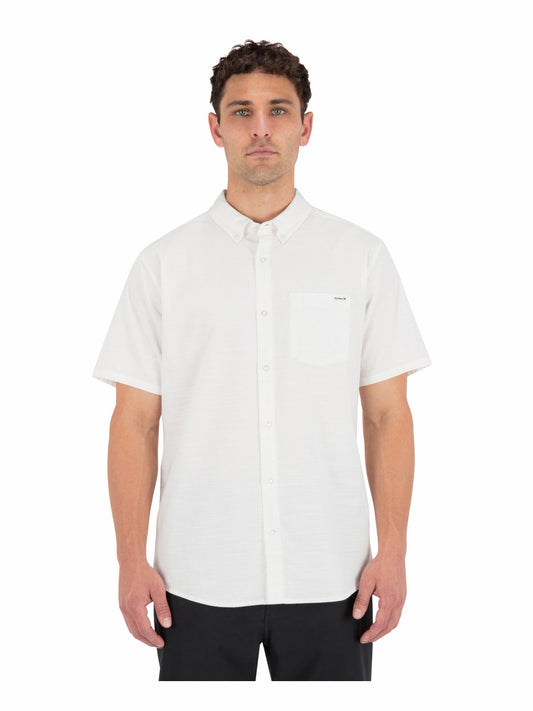 Icon Stretch Short Sleeve White - Hurley