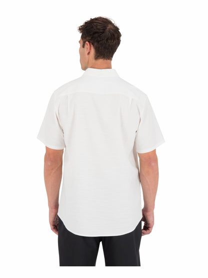 Icon Stretch Short Sleeve White - Hurley