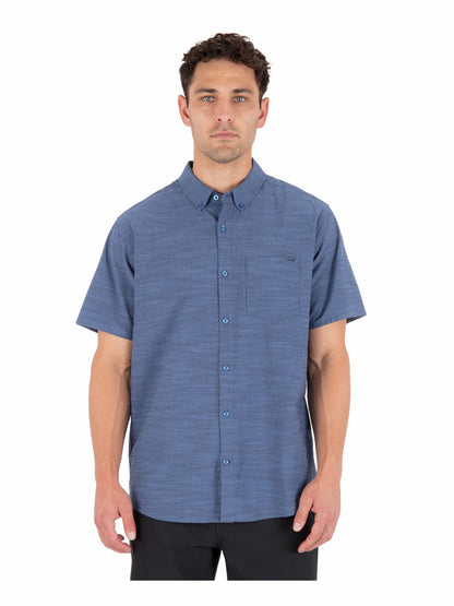 Icon Stretch Short Sleeve Obsidian - Hurley