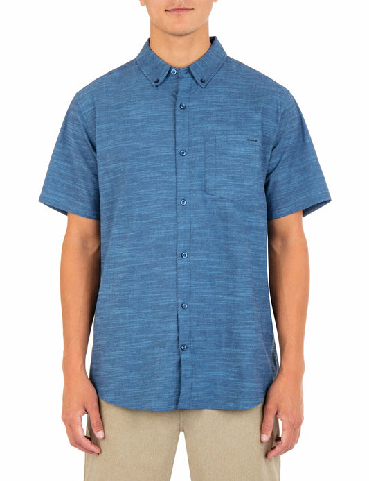 One And Only Stretch Short Sleeve Shirt Obsidian - Hurley
