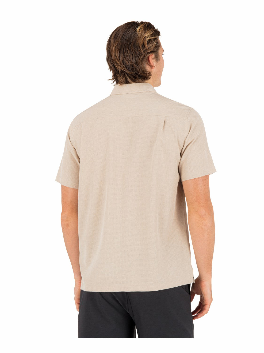 Phantom Flow Short Sleeve Khaki - Hurley