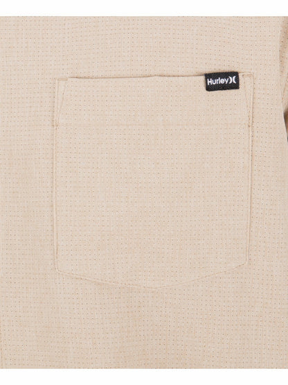 Phantom Flow Short Sleeve Khaki - Hurley