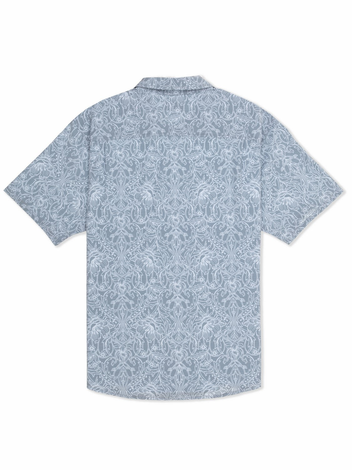 Newport Stretch Short Sleeve Worker Blue - Hurley