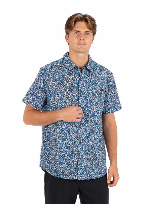 Lido Stretch Short Sleeve Abyss - Hurley