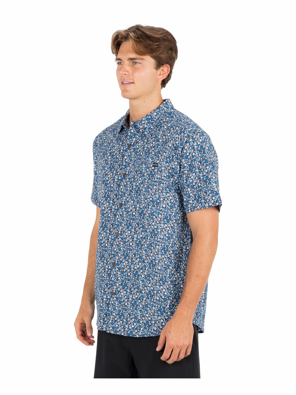 Lido Stretch Short Sleeve Abyss - Hurley