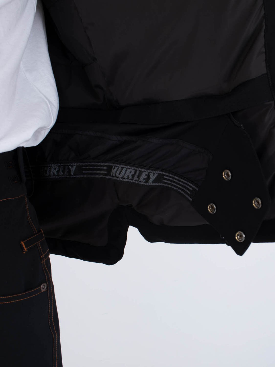 Patch Snow Jacket Black - Hurley