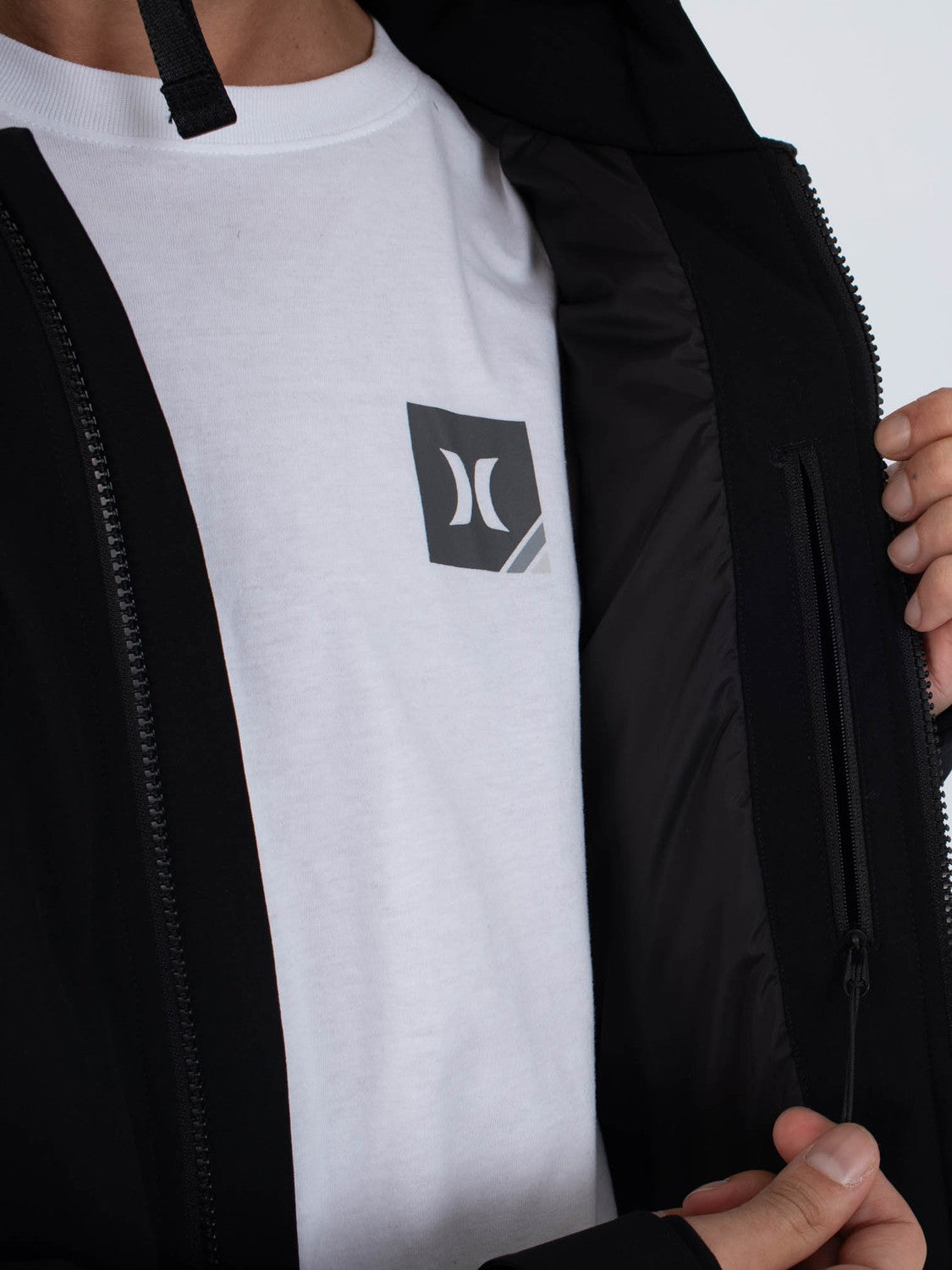 Patch Snow Jacket Black - Hurley