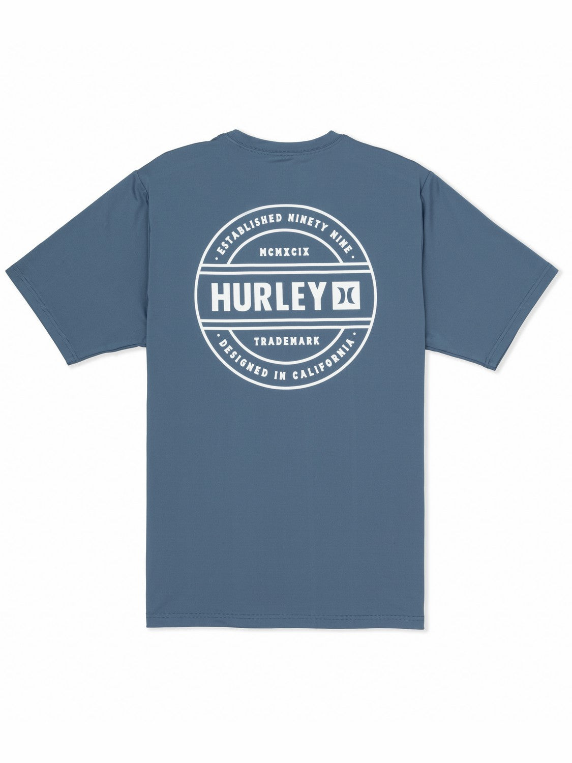 Hybrid UPF Short Sleeve Grey Teal - Hurley