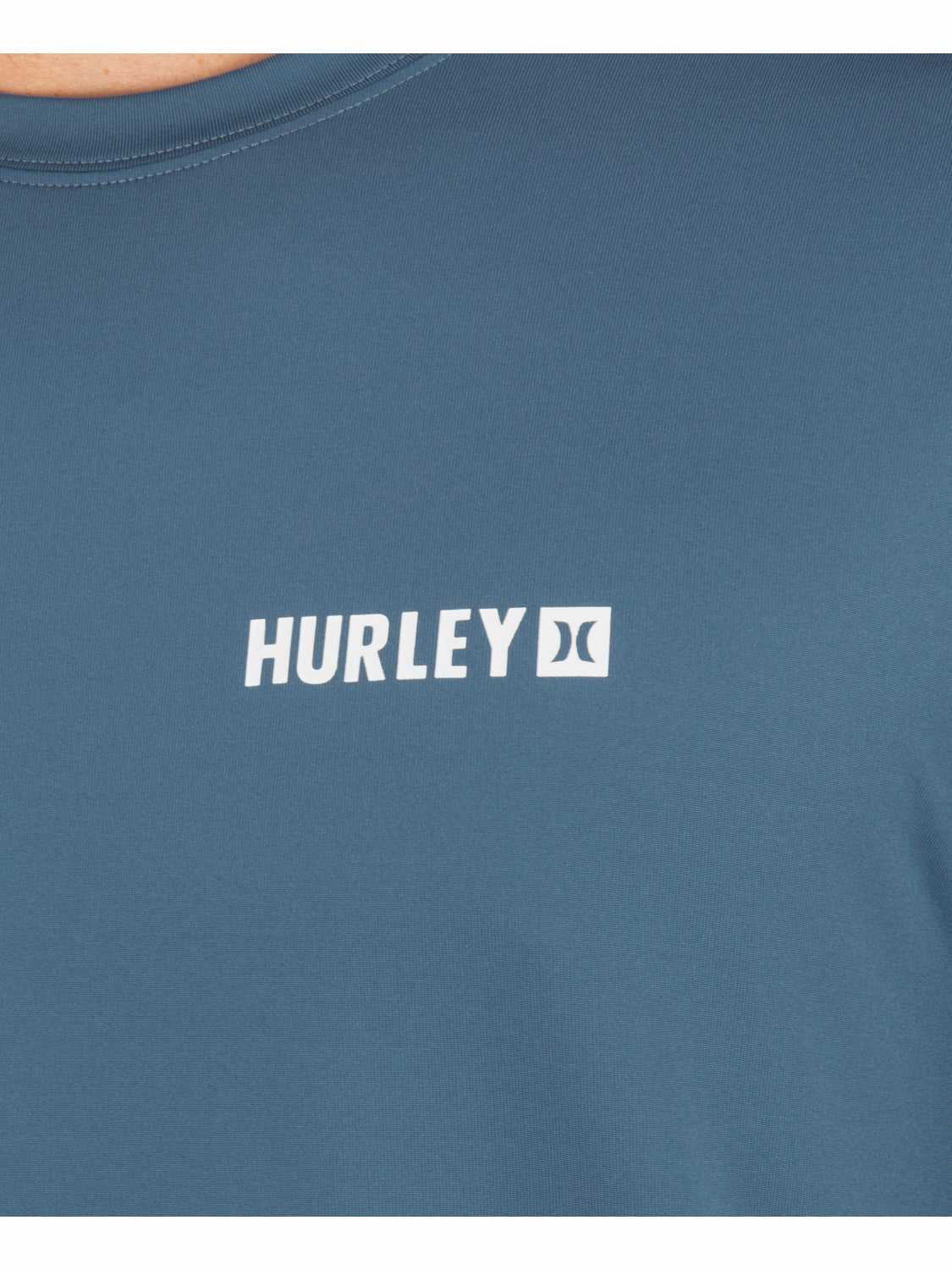 Hybrid UPF Short Sleeve Grey Teal - Hurley