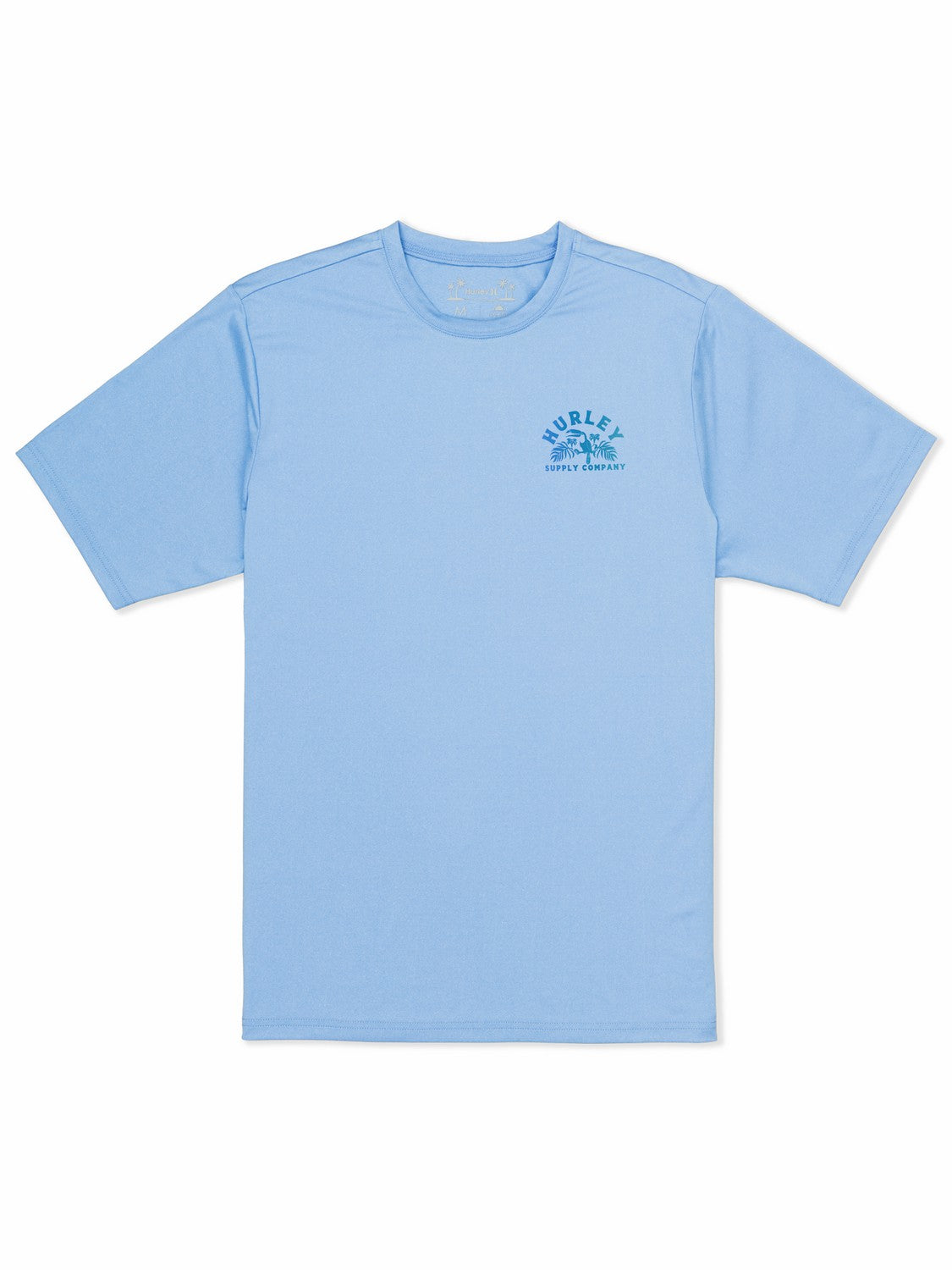 Hybrid UPF Short Sleeve Skyline Heather - Hurley