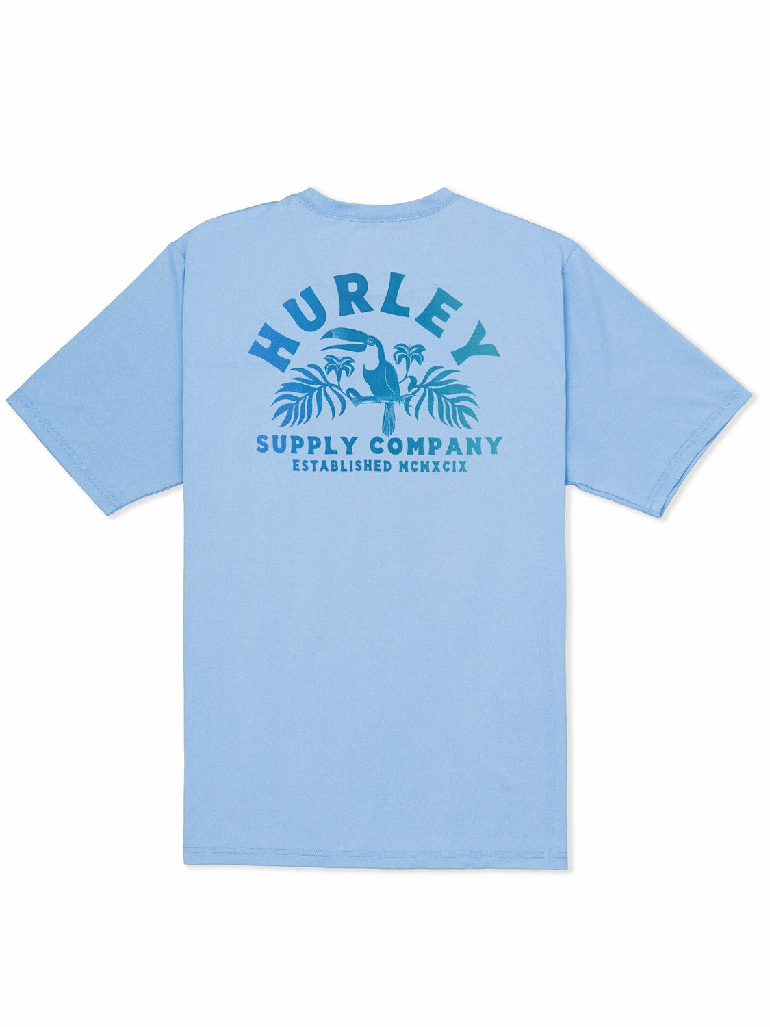 Hybrid UPF Short Sleeve Skyline Heather - Hurley