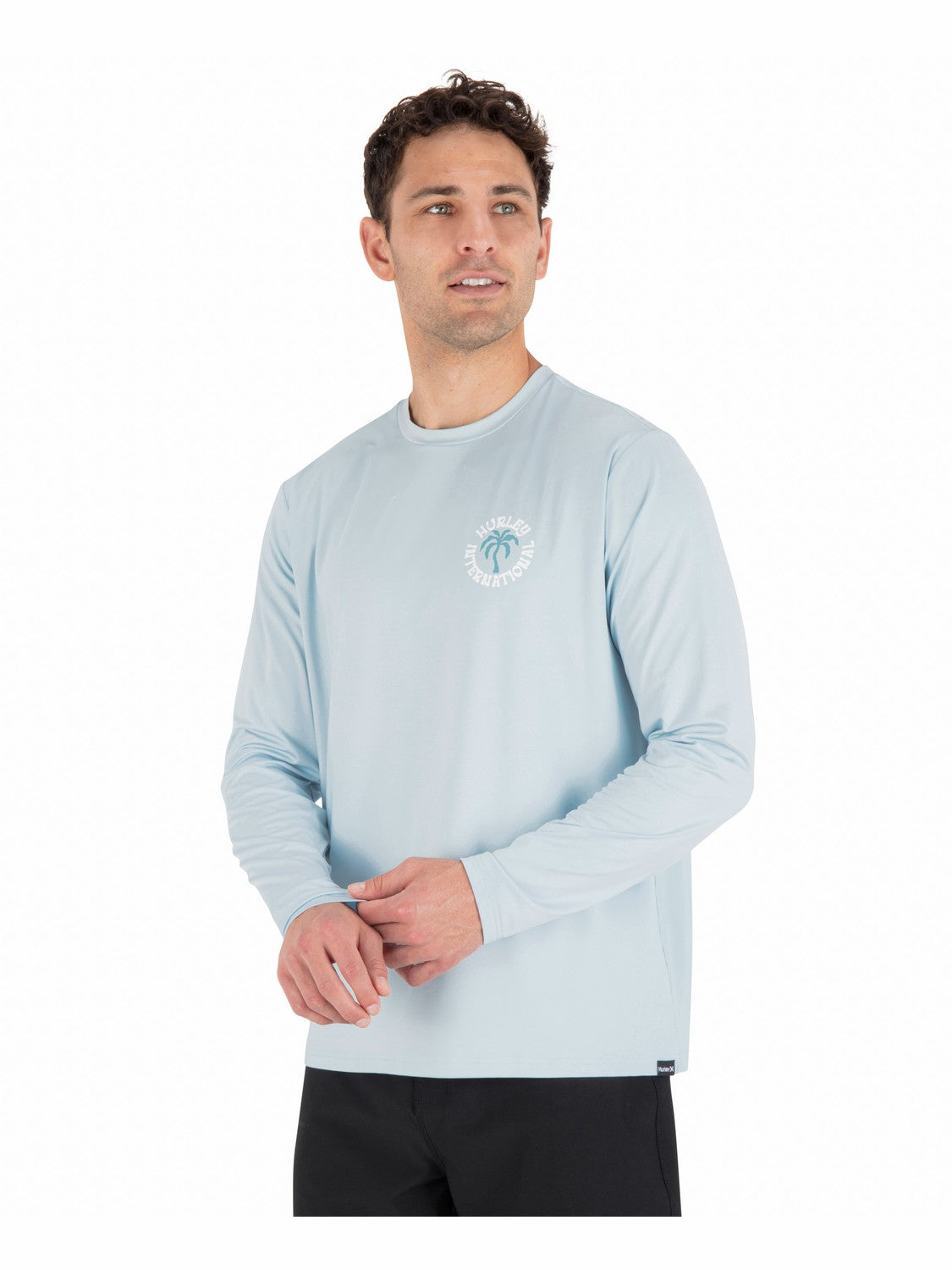Hybrid UPF Long Sleeve Iceland Heather - Hurley
