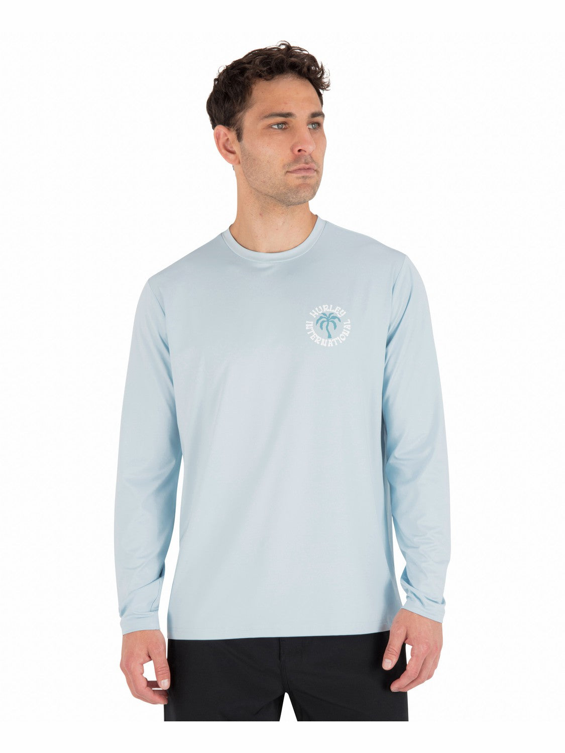 Hybrid UPF Long Sleeve Iceland Heather - Hurley