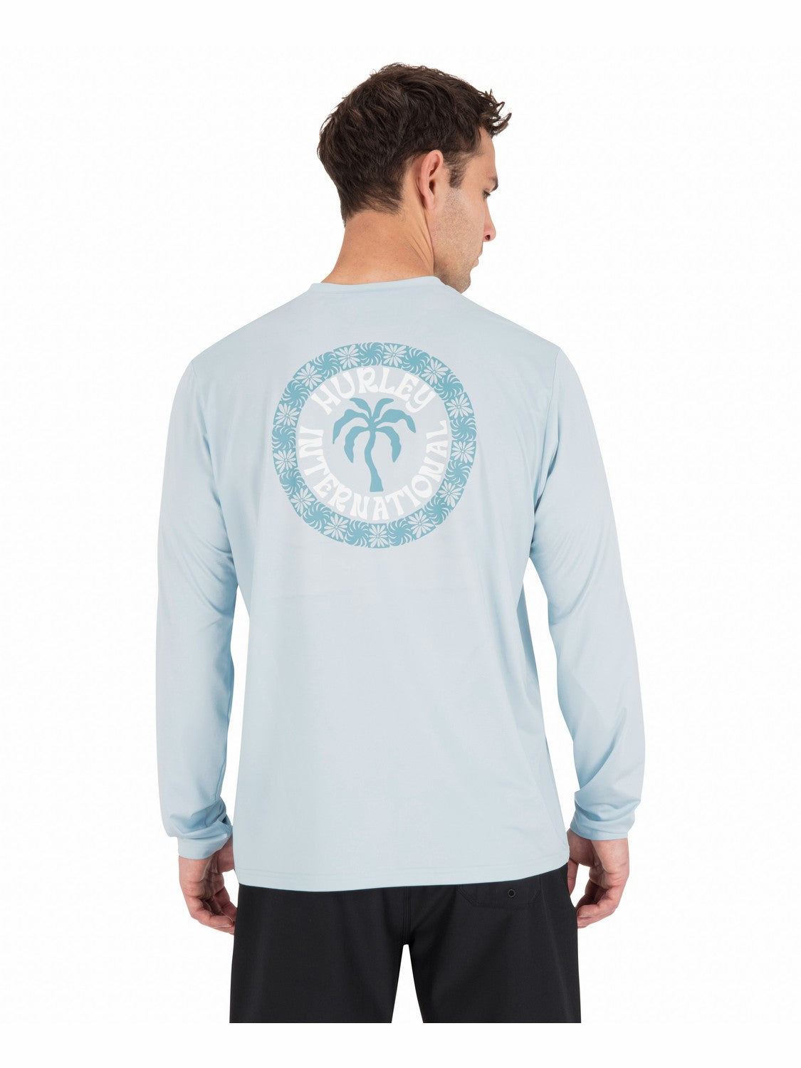 Hybrid UPF Long Sleeve Iceland Heather - Hurley