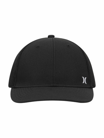 Icon Mini Mesh Stretch Fit Trucker Hat Black - Hurley