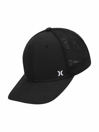 Icon Mini Mesh Stretch Fit Trucker Hat Black - Hurley