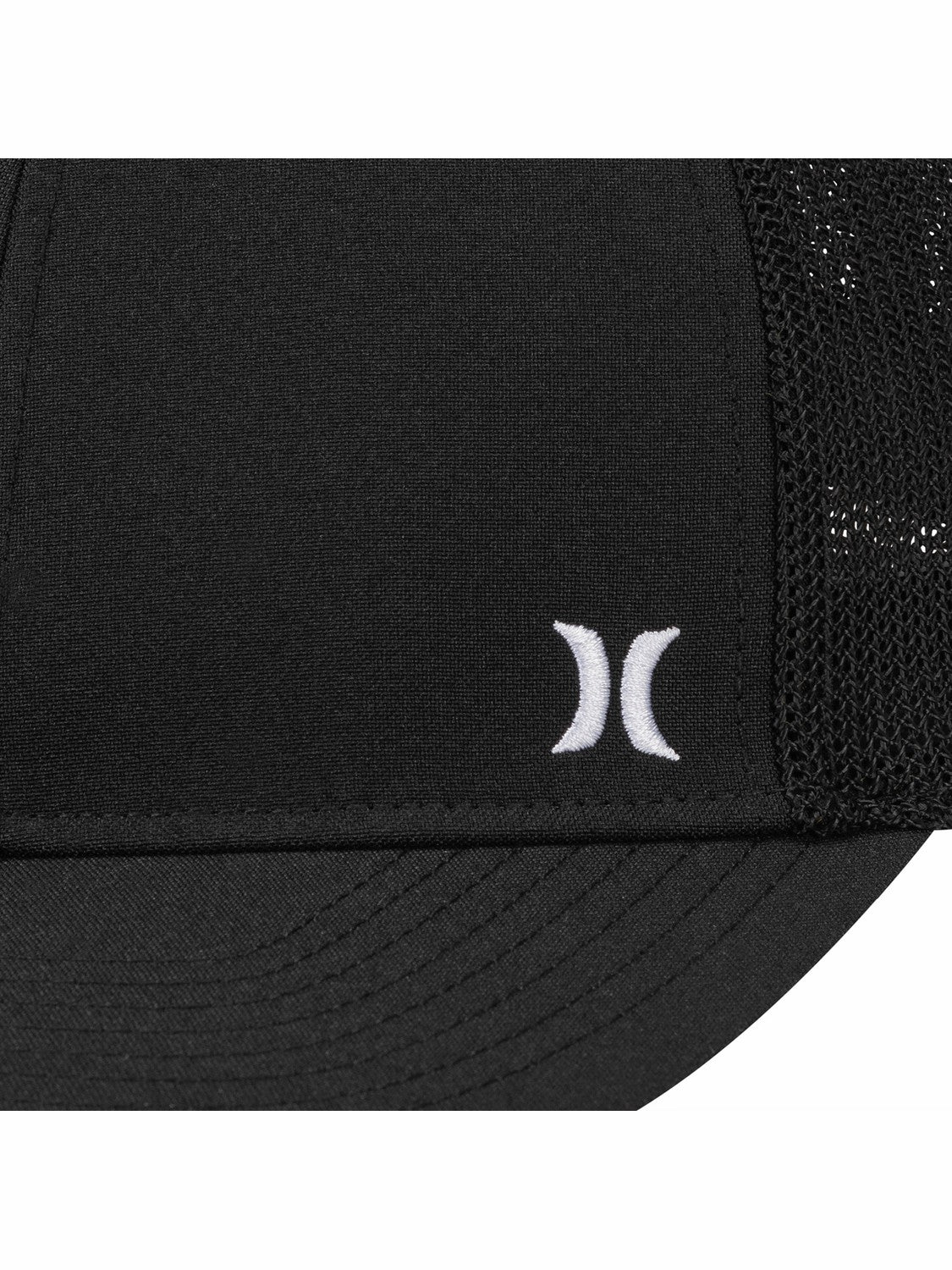 Icon Mini Mesh Stretch Fit Trucker Hat Black - Hurley