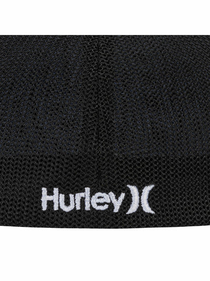 Icon Mini Mesh Stretch Fit Trucker Hat Black - Hurley