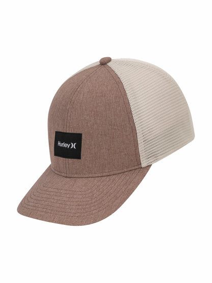 Warner Adjustable Trucker Hat Medium Brown - Hurley