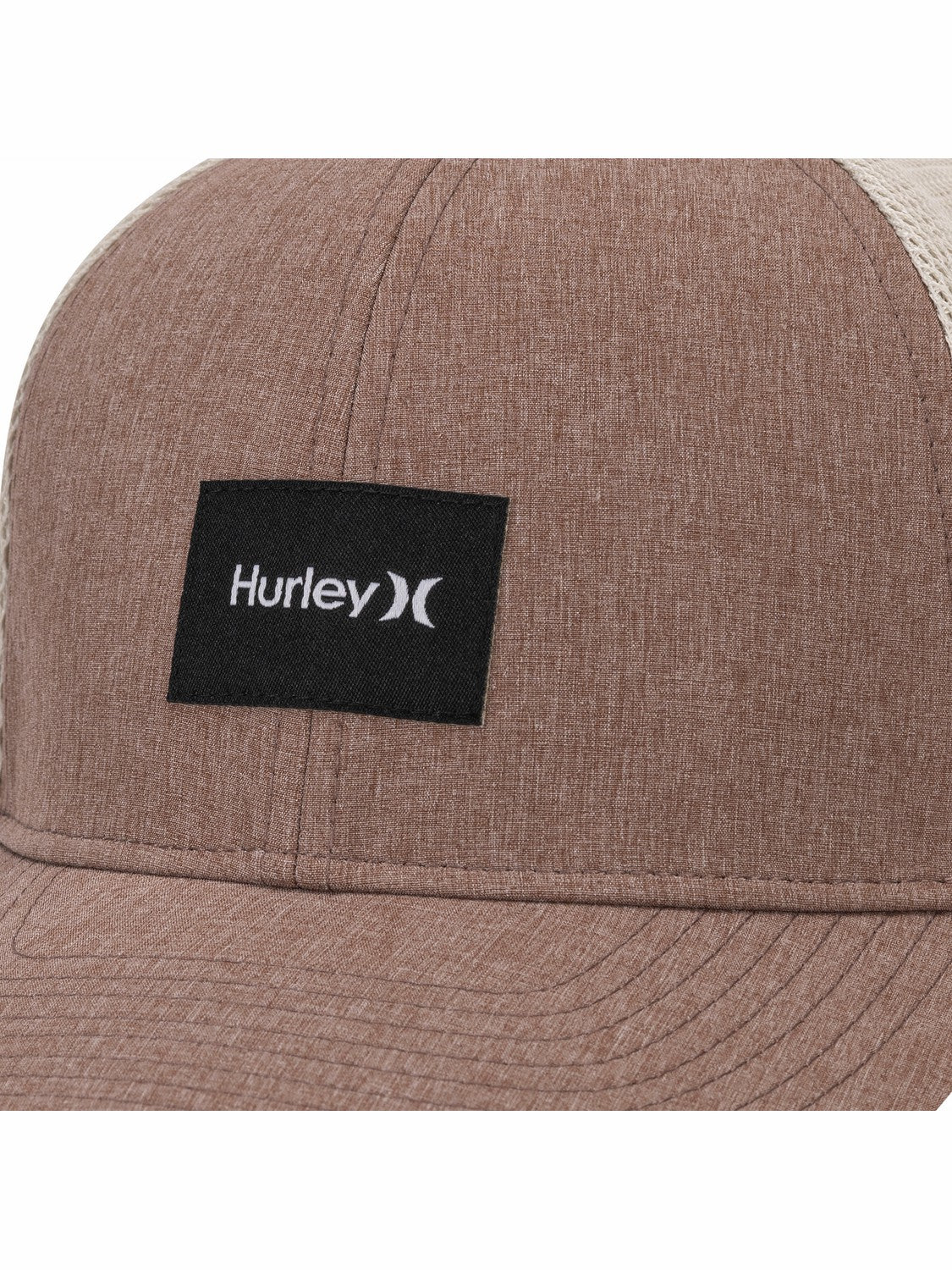 Warner Adjustable Trucker Hat Medium Brown - Hurley