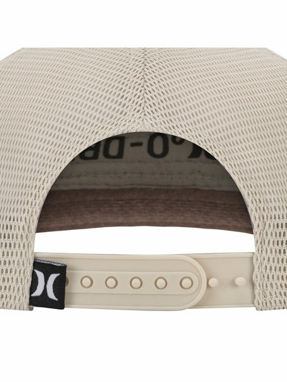 Warner Adjustable Trucker Hat Medium Brown - Hurley