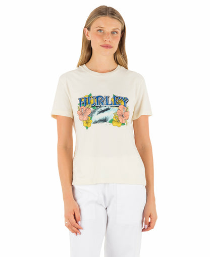 Tidal Classic Tee Off White - Hurley
