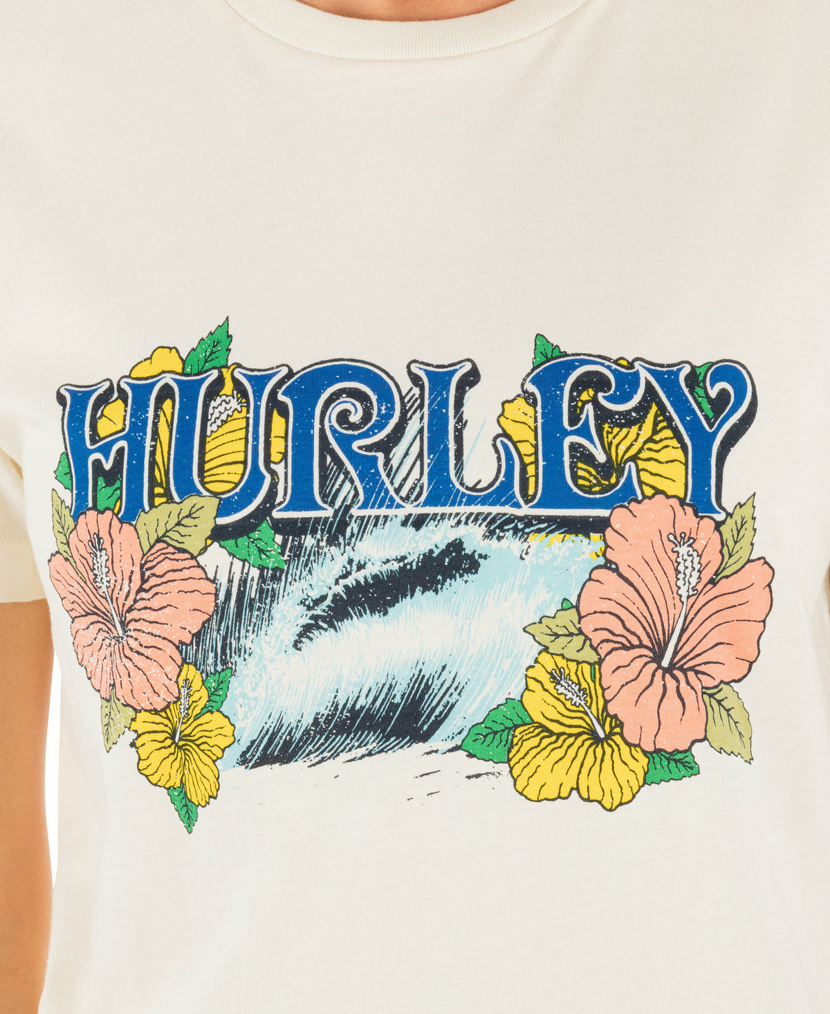 Tidal Classic Tee Off White - Hurley