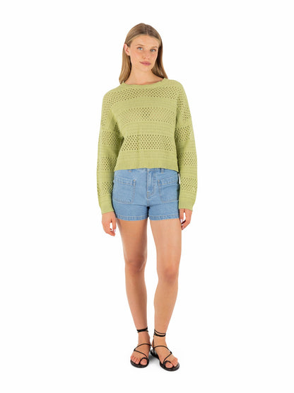 Simple Times Sweater Fern - Hurley