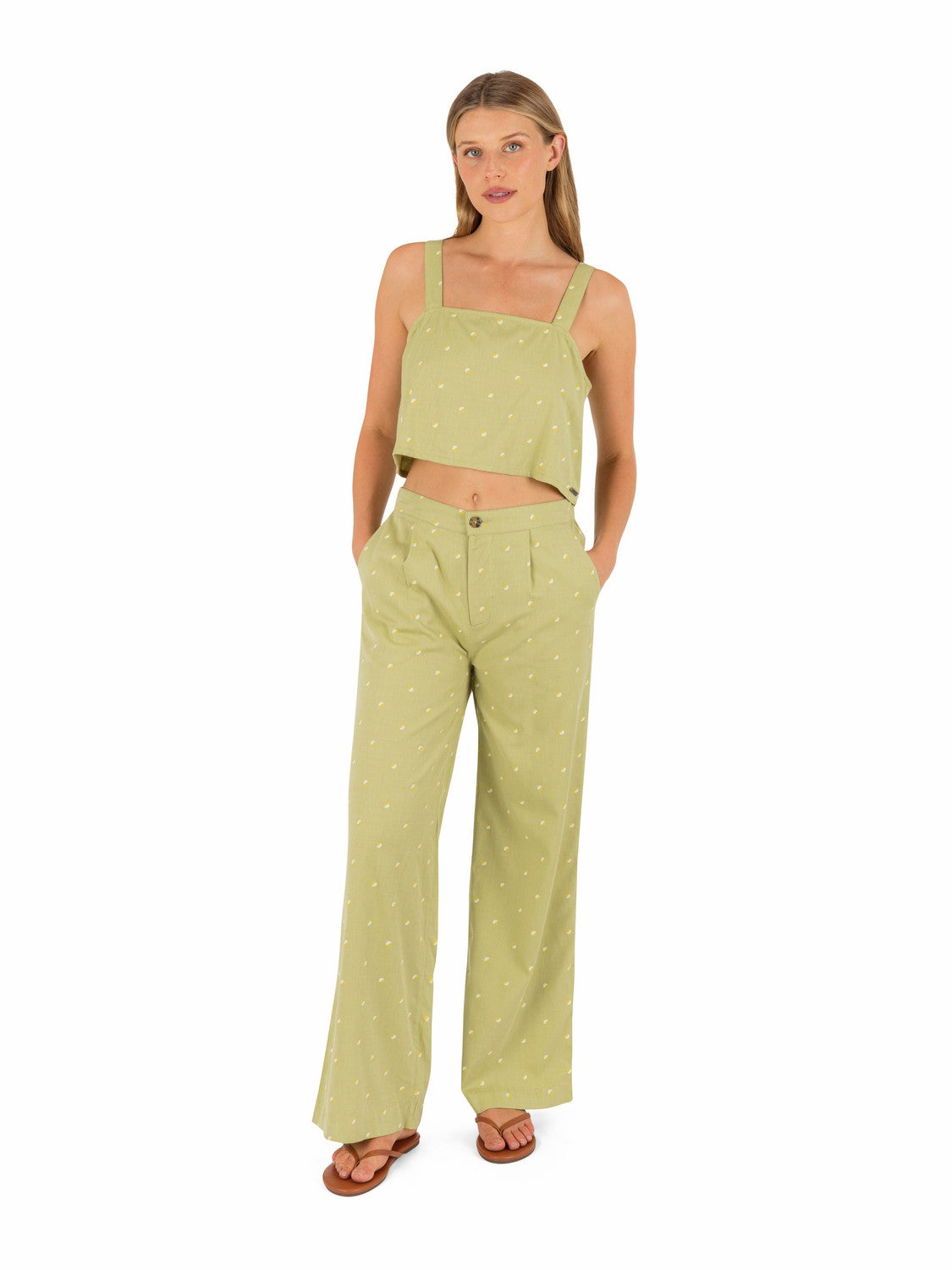 Wavy Dot Pant Fern - Hurley